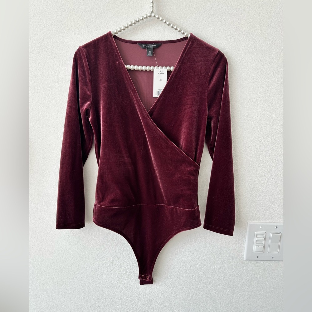 Velvet Banana Republic body suit NWT